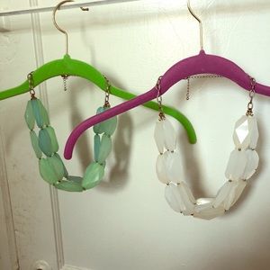 Chunky statement necklaces